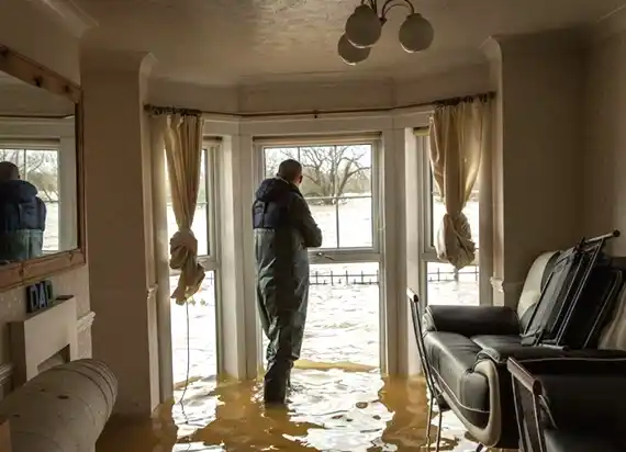water damage restoration service Thatcher